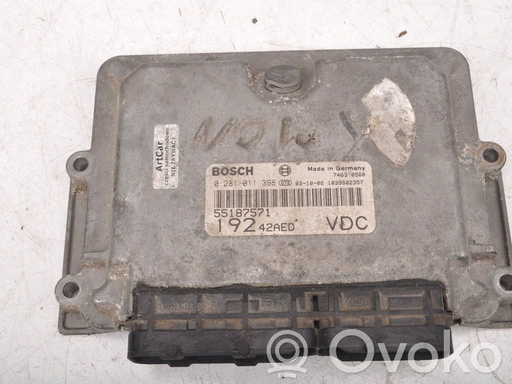Fiat Stilo Engine control unit/module ECU 