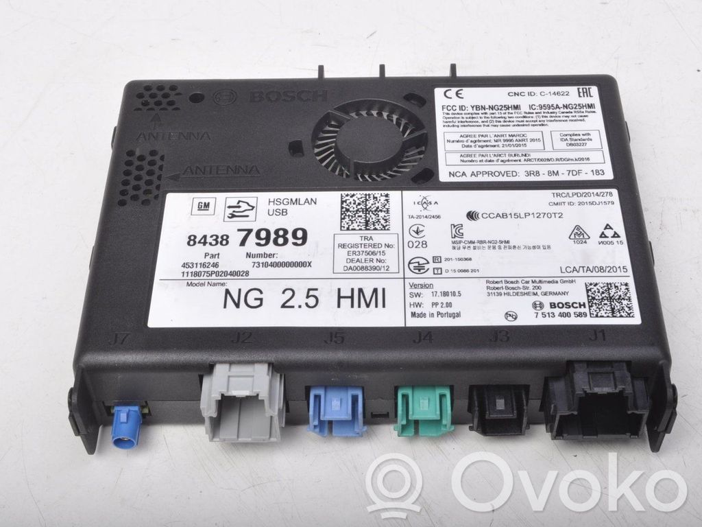 GPS navigation control unit/module   84387989