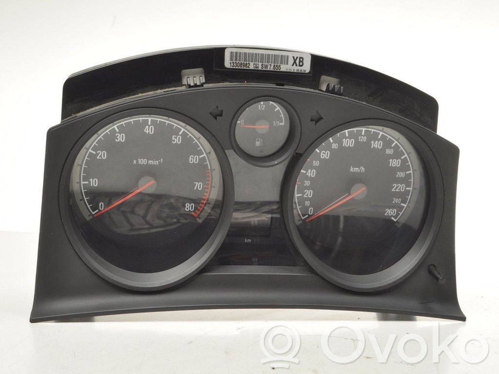 Opel Astra H Vitezometru (grup de instrumente) 