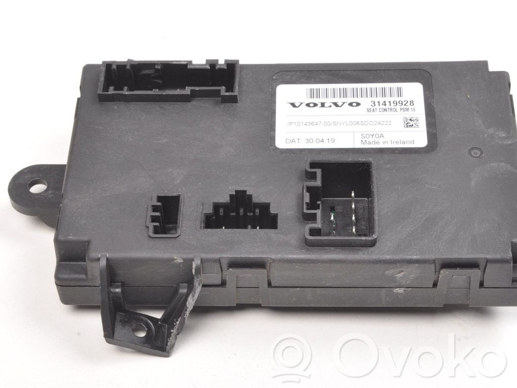 Volvo V60 Modulo di controllo sedile 