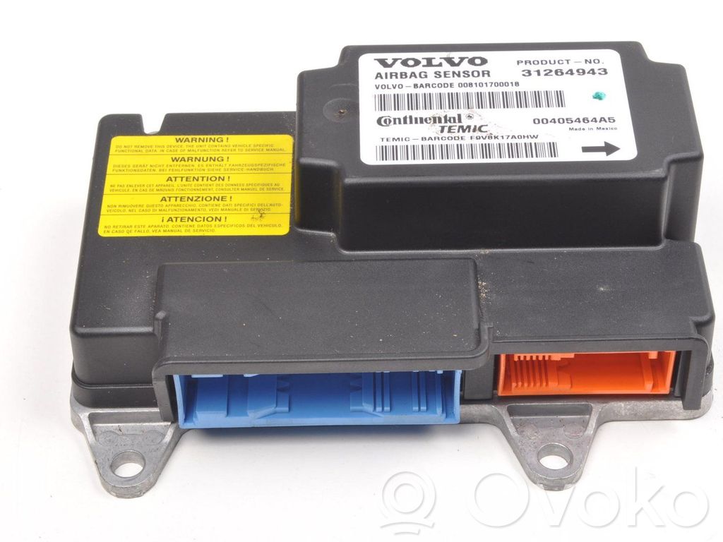 Volvo C70 Airbag control unit/module 