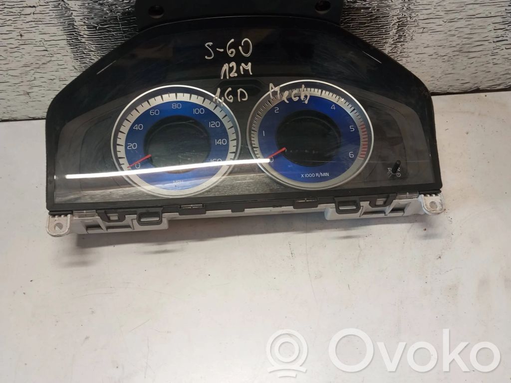 Volvo S60 Licznik / Prędkościomierz 