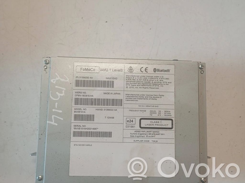 Volvo V60 Unitate principală radio/CD/DVD/GPS 