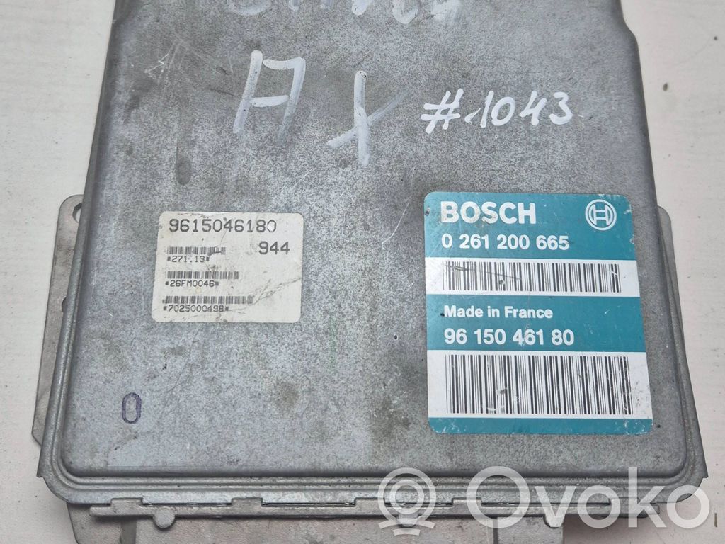Engine control unit/module   9615046180,0261200665