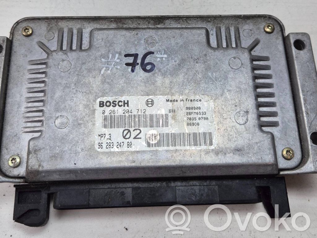 Peugeot 206 Engine control unit/module 