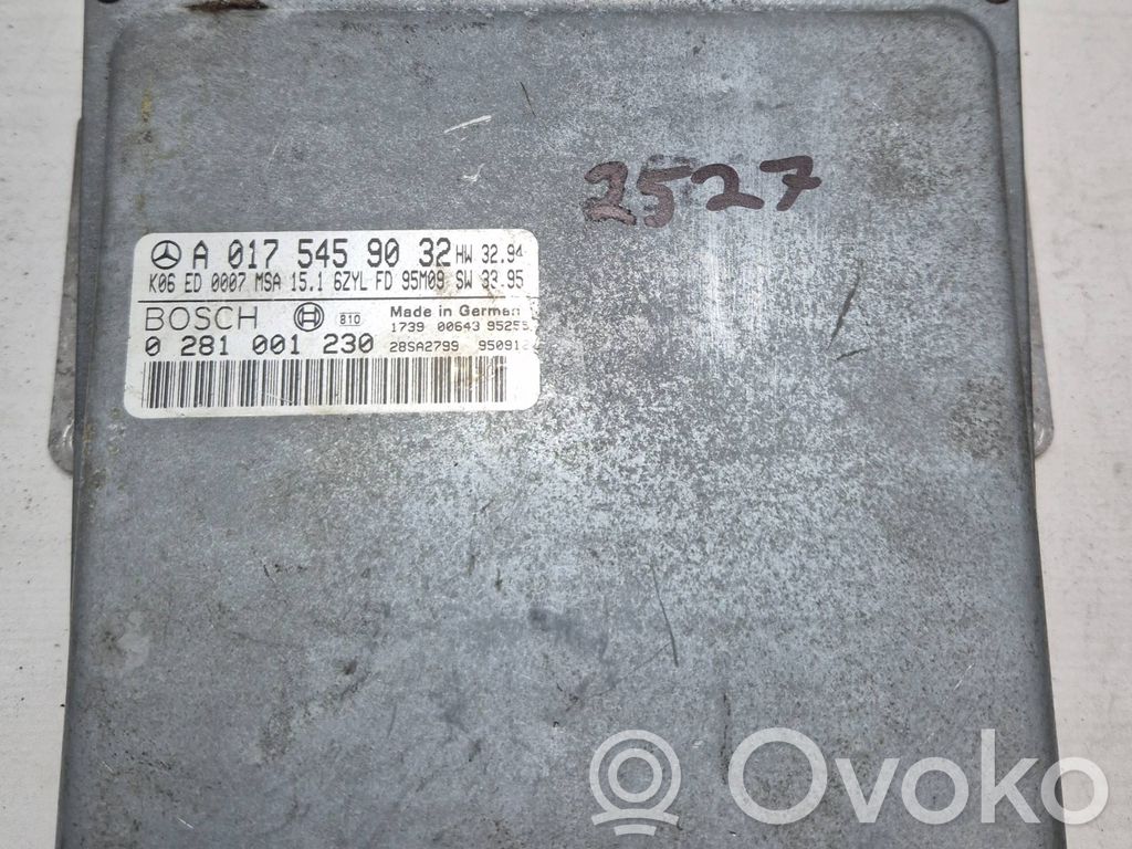 Engine control unit/module   A0175459032,28SA2799,0281001230