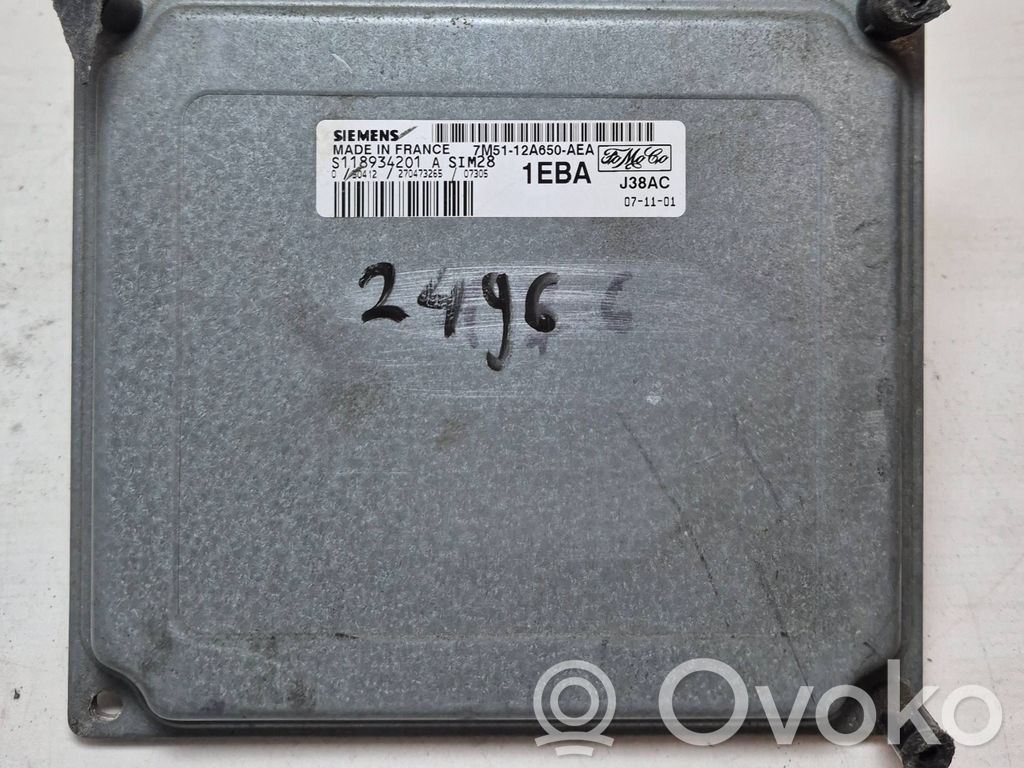 Engine control unit/module   7M5112A650AEA,S118934201