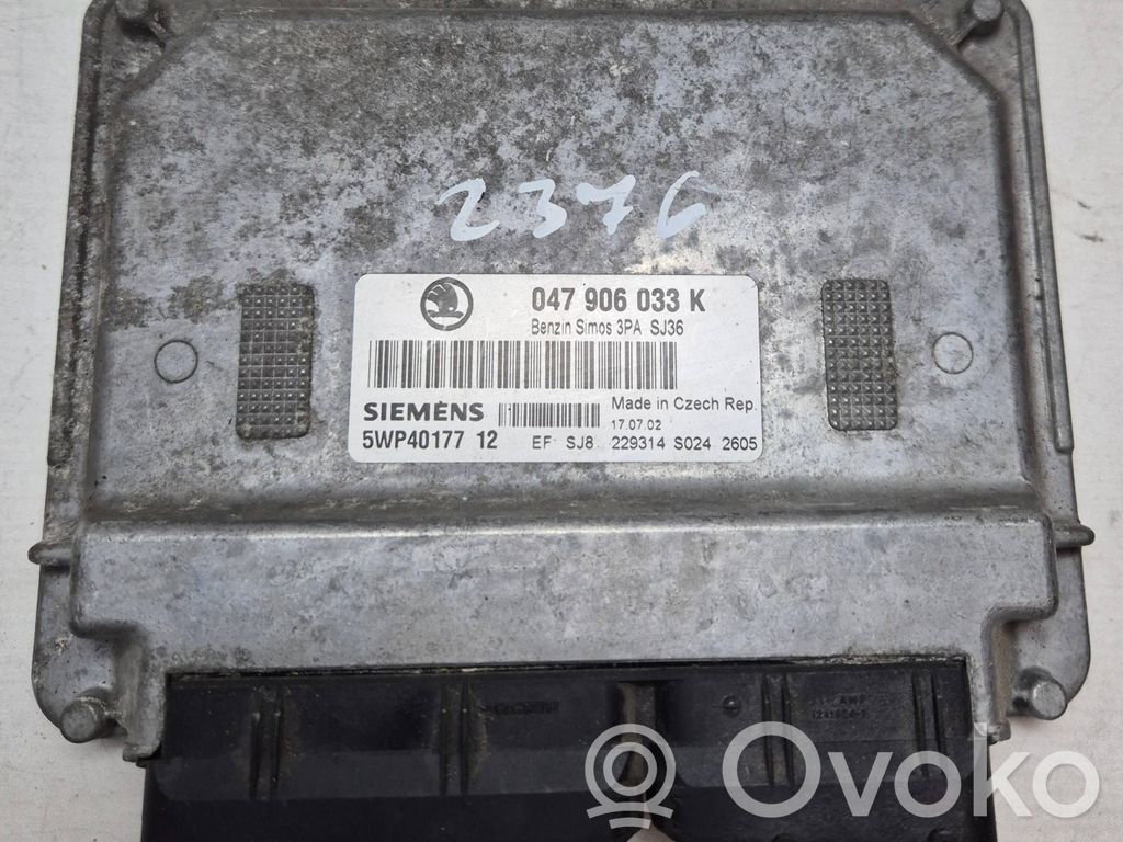 Engine control unit/module   047906033K,5WP4017712,229314S024