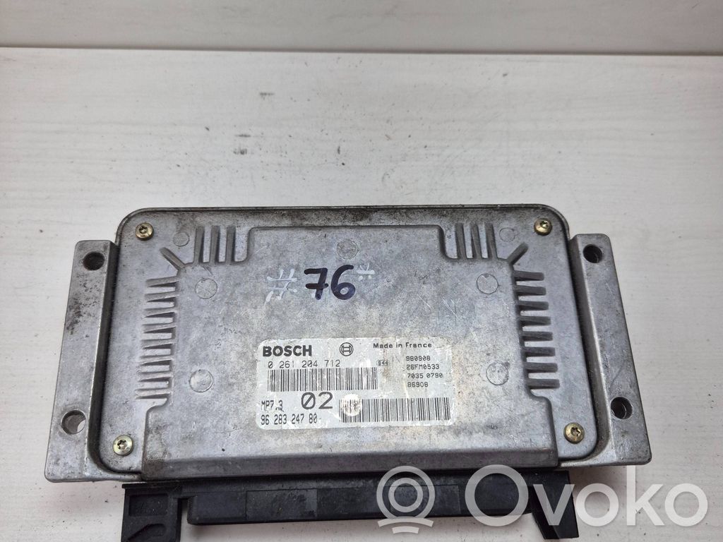 Peugeot 206 Engine control unit/module 