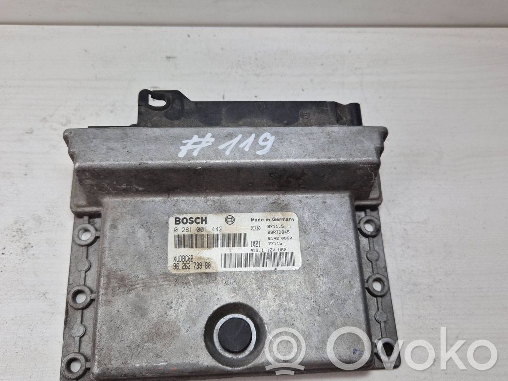 Engine control unit/module   0281001442,9626373980