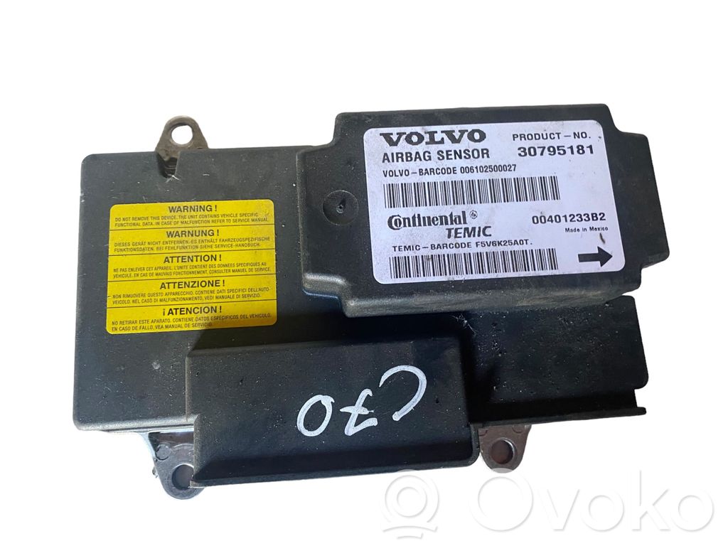Volvo C70 Airbag control unit/module 