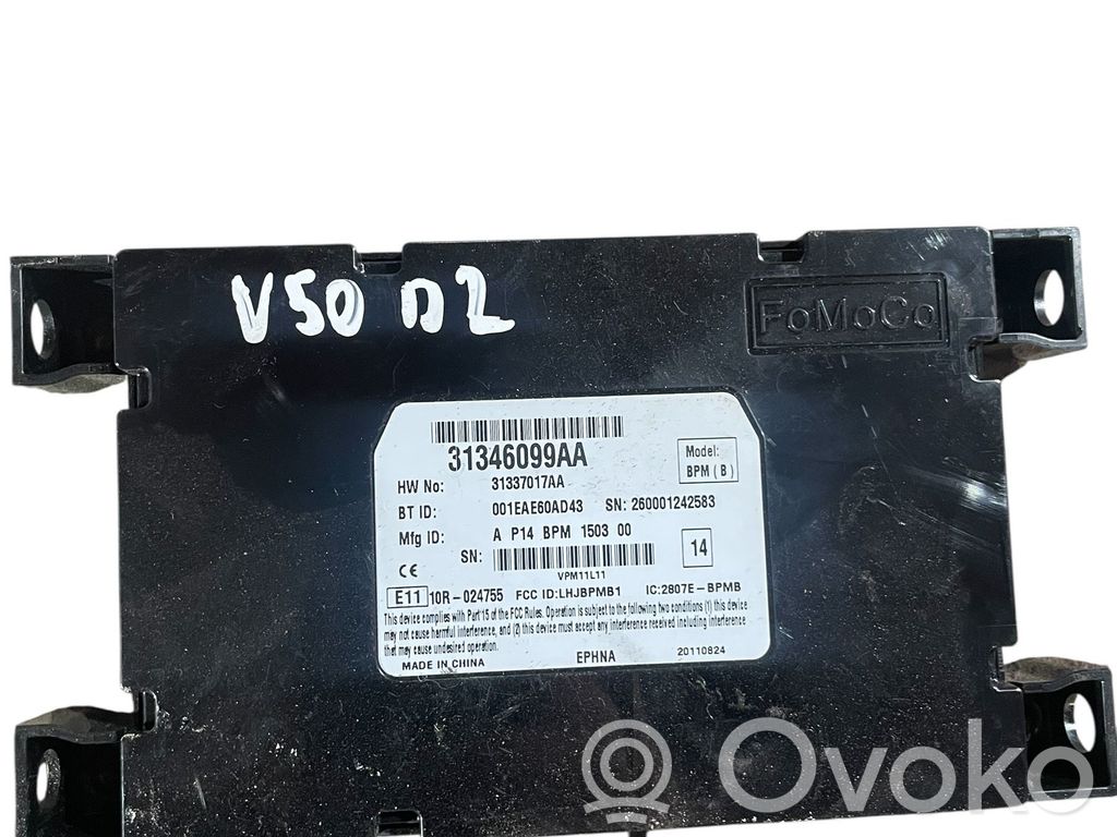 Bluetooth control unit module   31346099AA