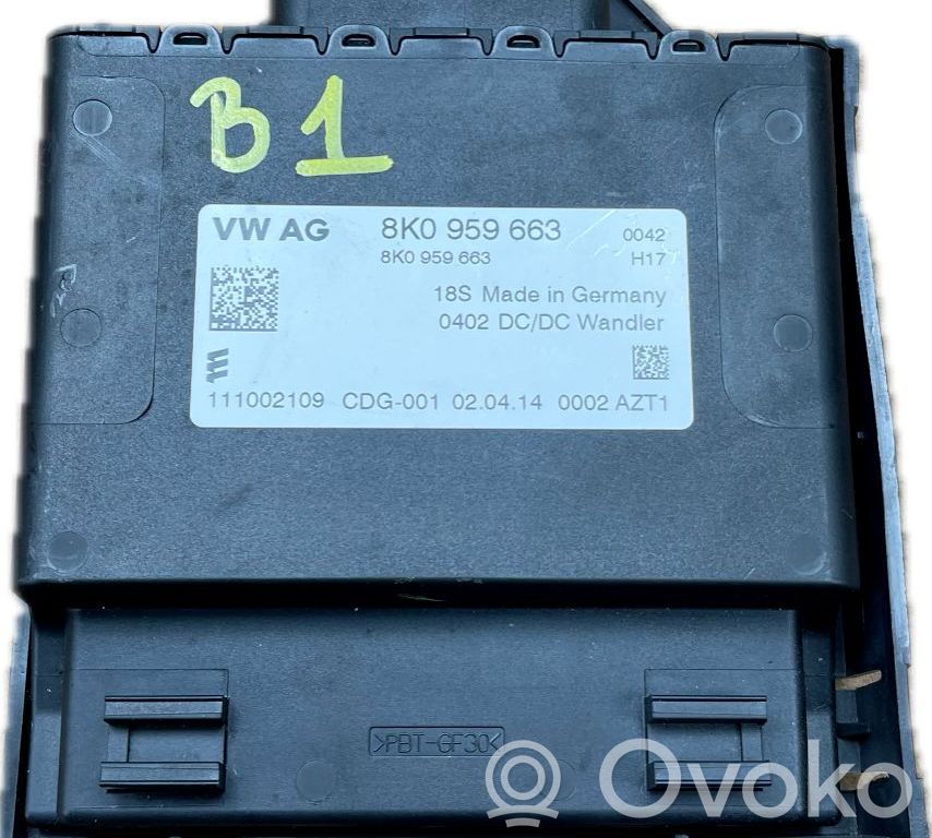 Muut ohjainlaitteet/moduulit   8K0959663F