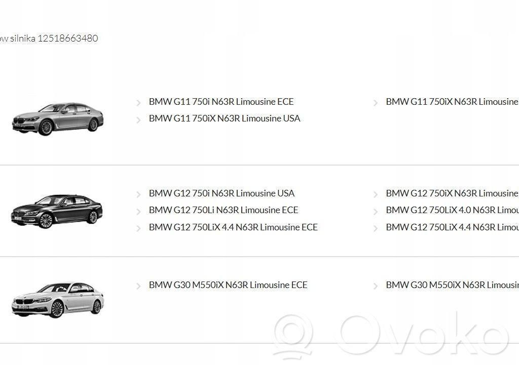 BMW 5 G30 G31 G38 Cablaggio elettrico 