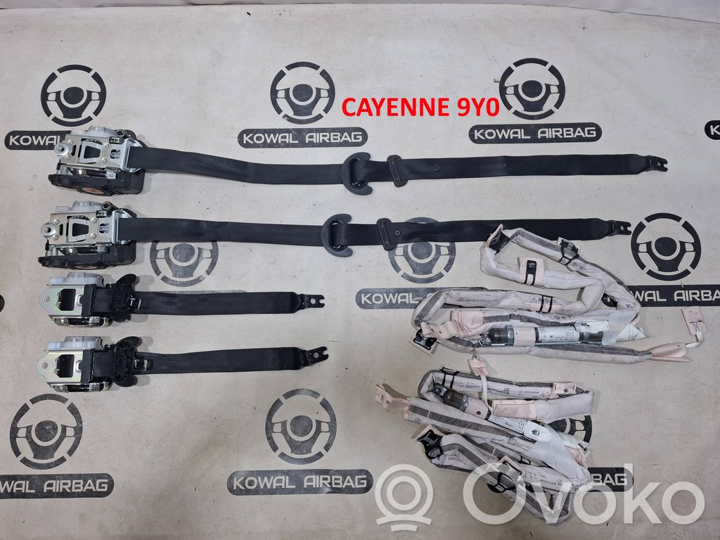 Porsche Cayenne (9Y0 9Y3) Poduszki powietrzne Airbag / Komplet 