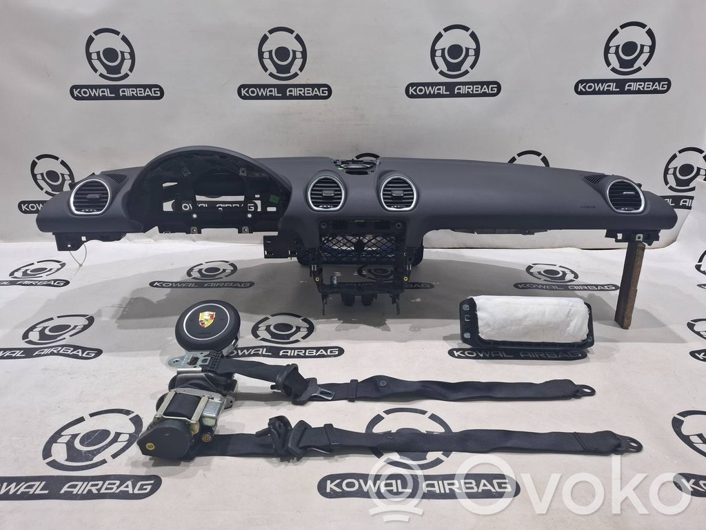 Porsche Boxster 982 Juego de airbag con panel 