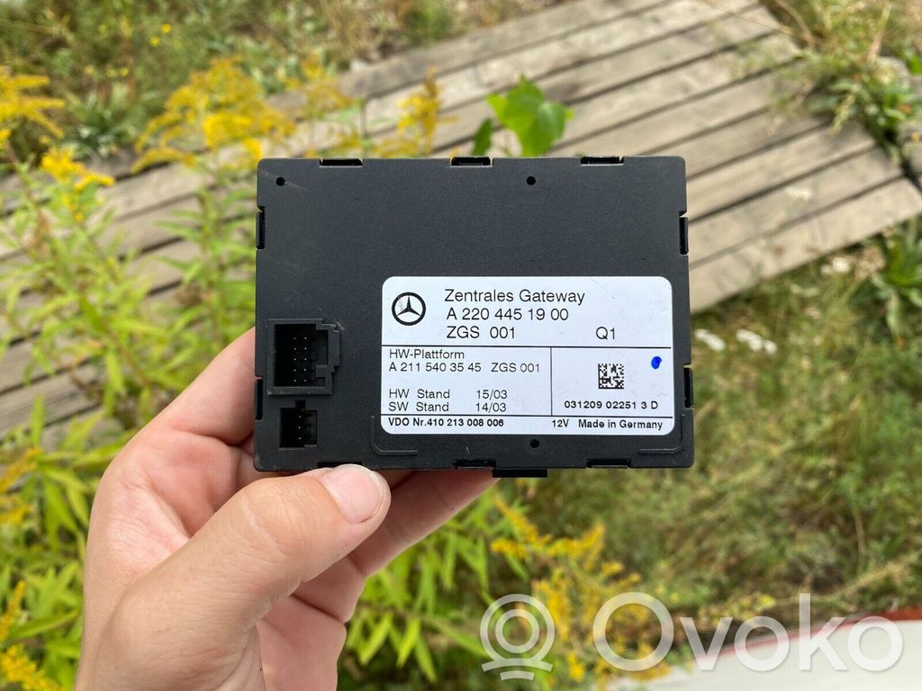 Mercedes-Benz S W220 Módulo de control Gateway 