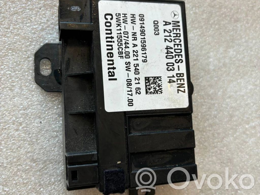 Mercedes-Benz E W212 Unité de commande / module de pompe à carburant 