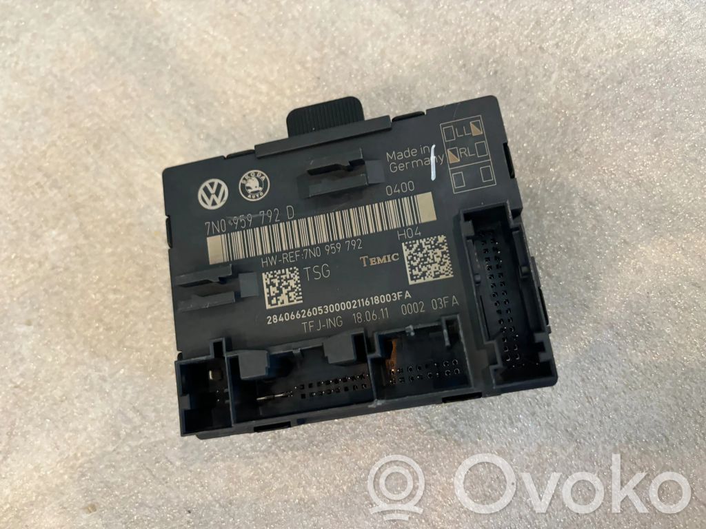 Volkswagen Sharan Door control unit/module 
