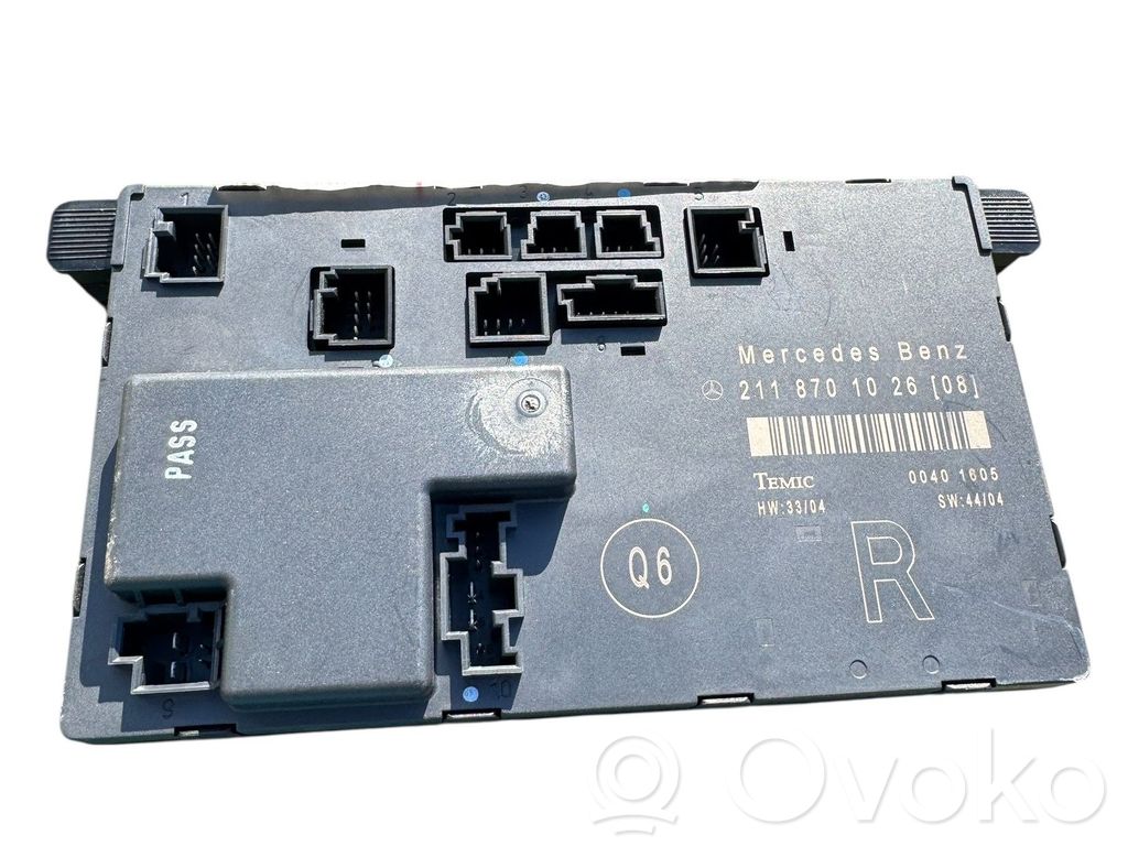 Mercedes-Benz E W211 Door control unit/module 
