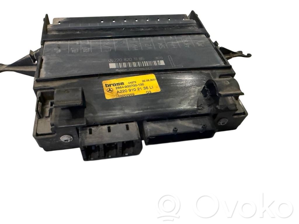 Mercedes-Benz S W220 Module de commande de siège 
