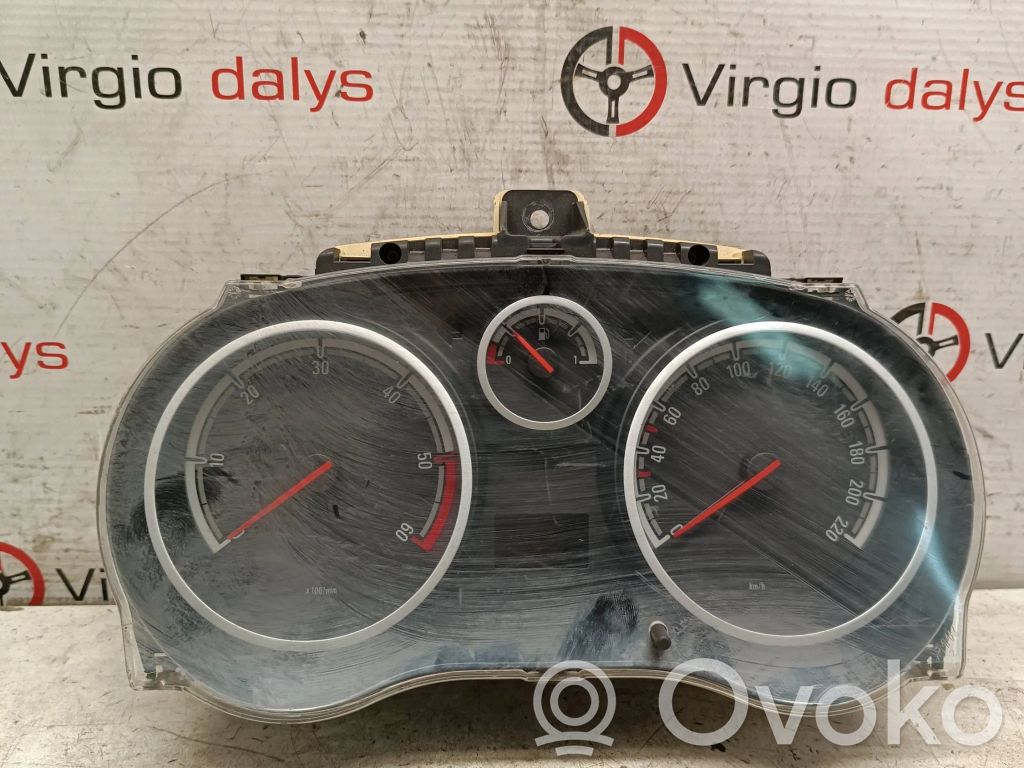 Opel Corsa D Geschwindigkeitsmesser Cockpit 