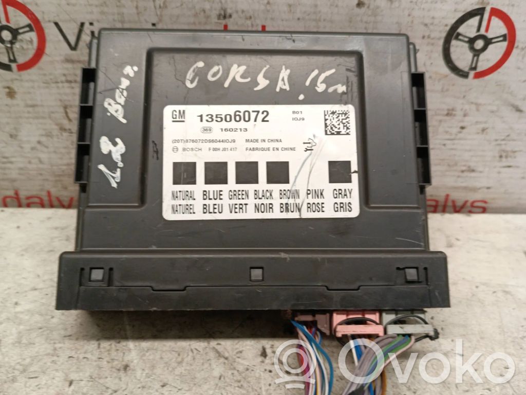 Autres unités de commande / modules   13506072,DS604410J9,160213