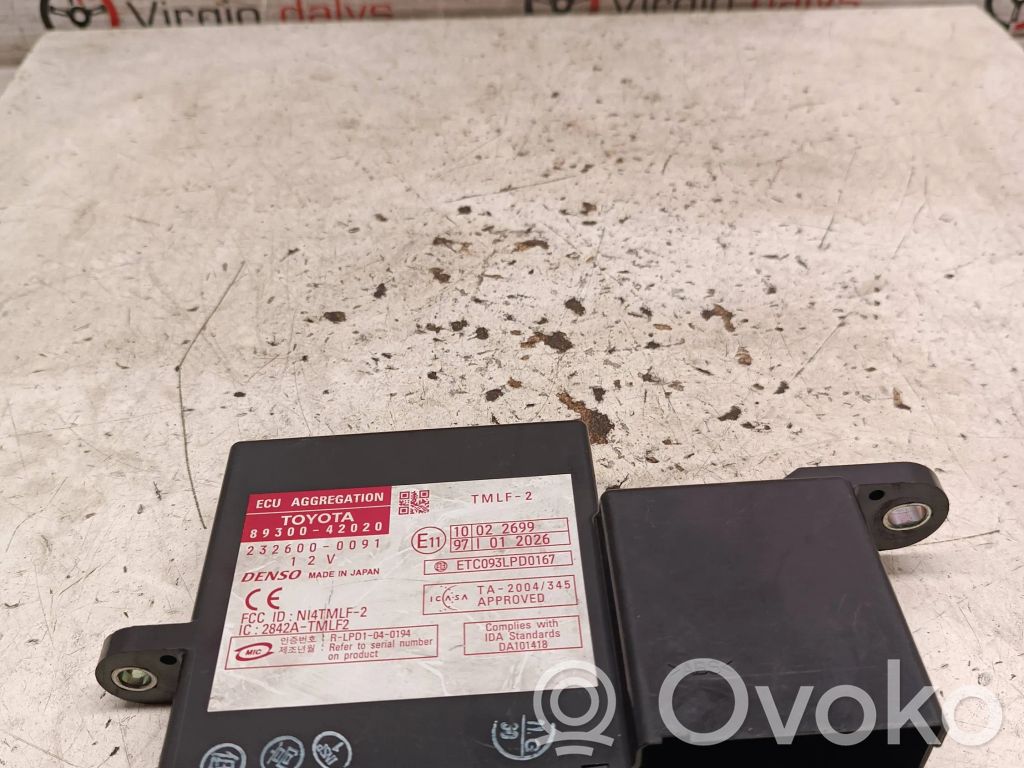 Toyota RAV 4 (XA30) Inne komputery / moduły / sterowniki 