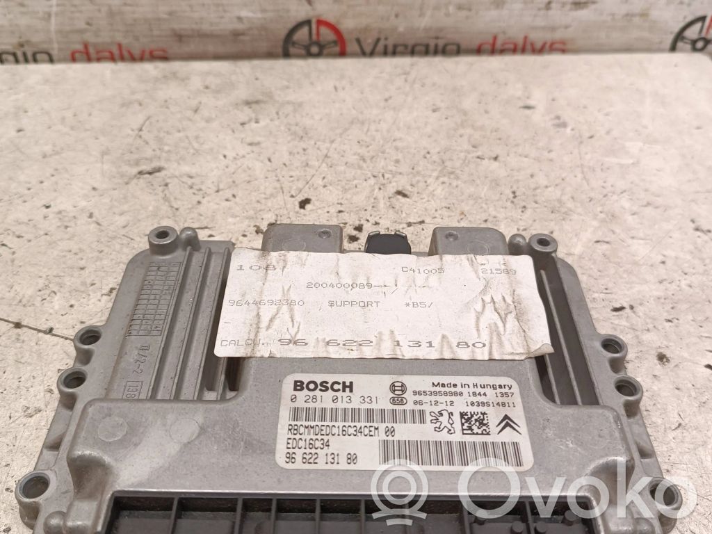 Citroen C4 I Picasso Variklio valdymo blokas 