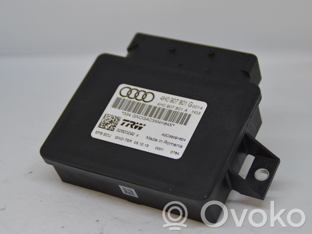 Module de commande de frein à main   4H0907801G,4H0907801A