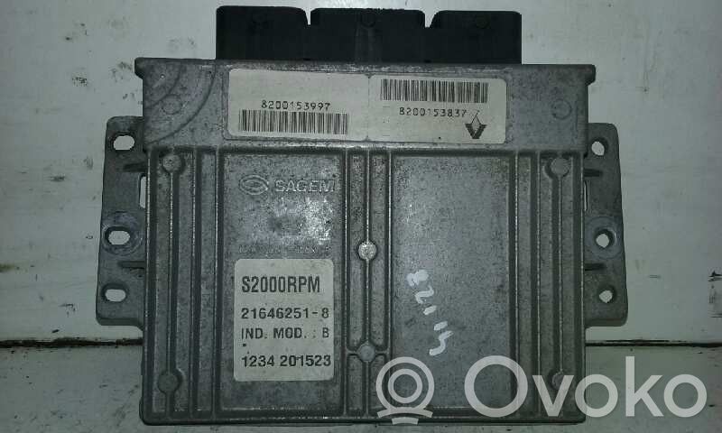 Engine control unit/module ECU   8200153837,216462518,8200153997