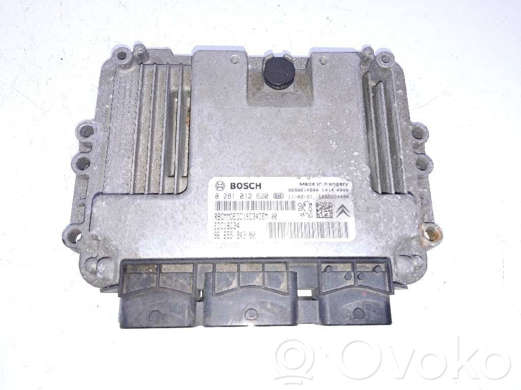 Citroen Berlingo Unité de commande, module ECU de moteur 