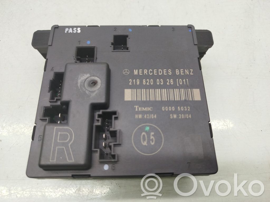 Mercedes-Benz CLS C219 Alte unități/module de control 