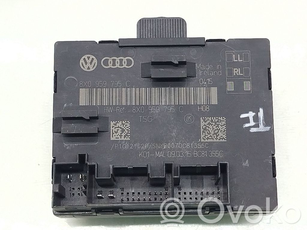 Other control units/modules   8X0959795C