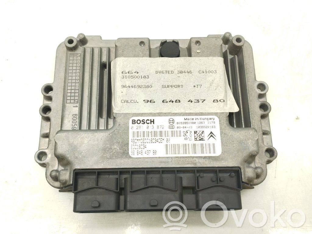 Peugeot 308 Unitate control motor/modul ECU 