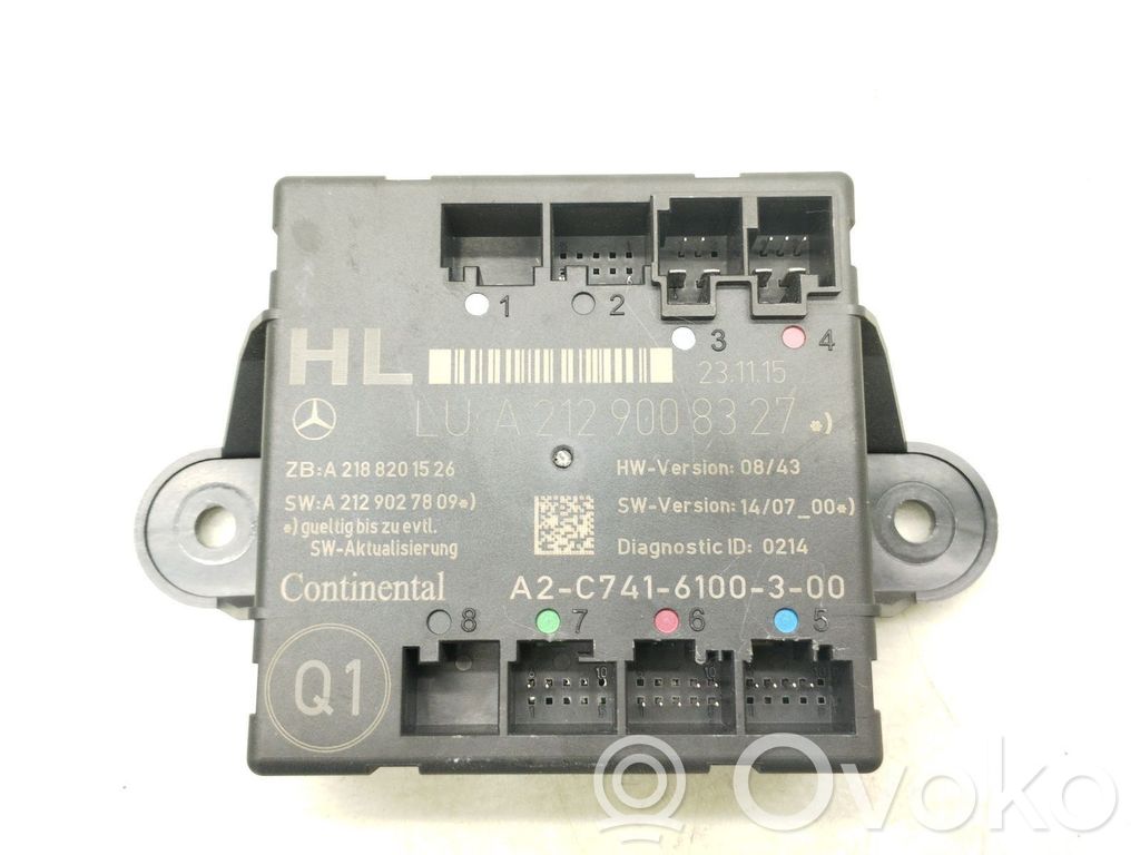Mercedes-Benz E A207 Unitate control Homelink 