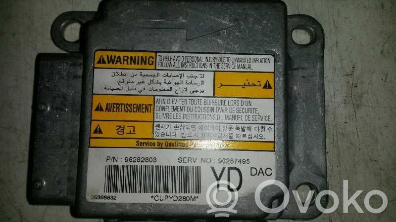 Unidad de control/módulo del Airbag   96287495,96282803