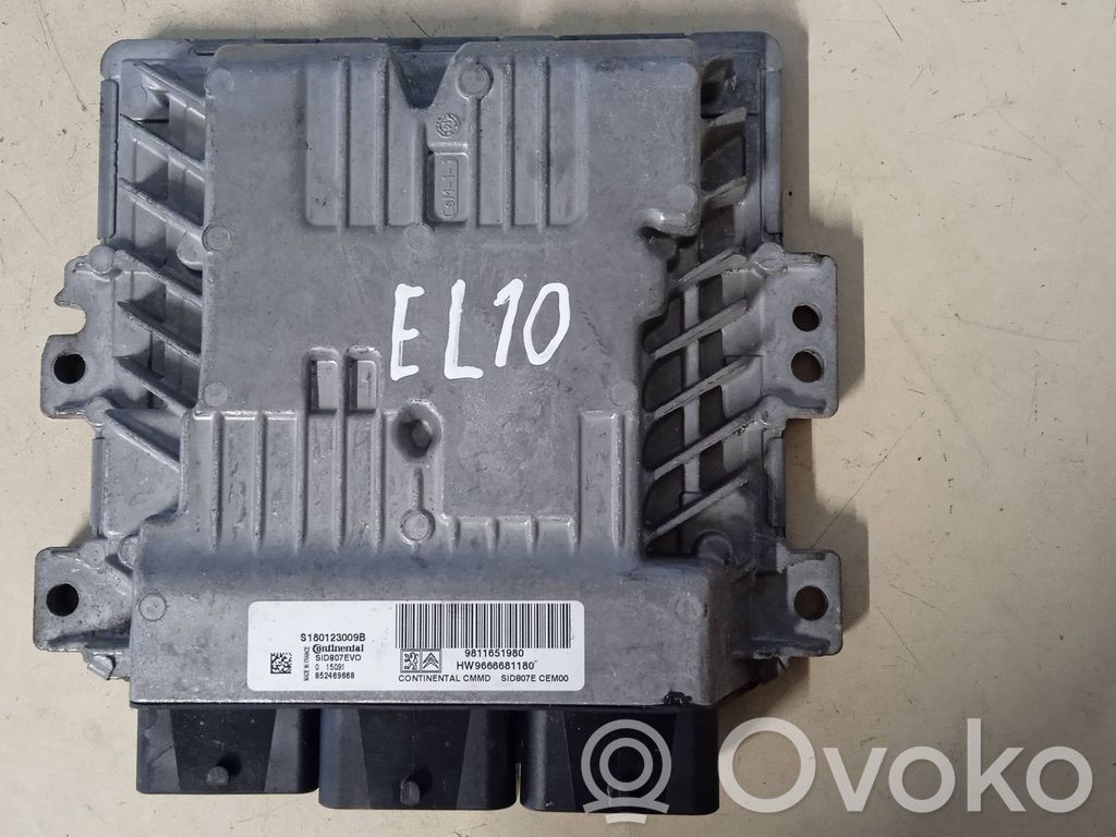 Peugeot 508 Engine control unit/module 