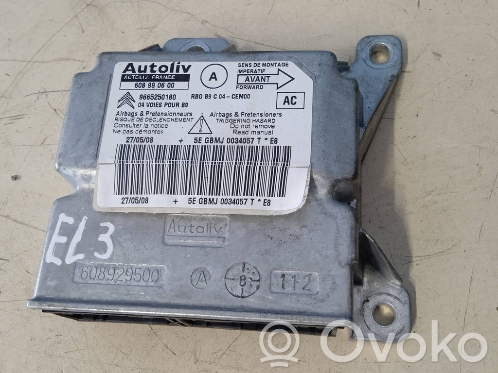 Citroen Berlingo Airbag control unit/module 