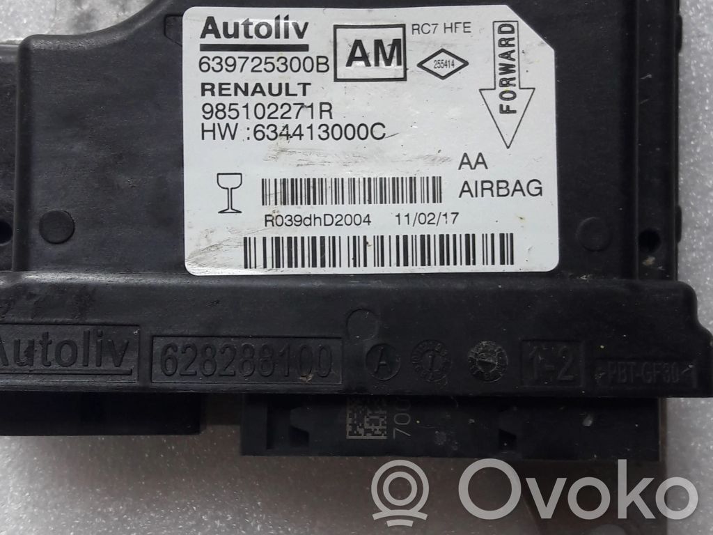 Renault Kadjar Airbag control unit/module 