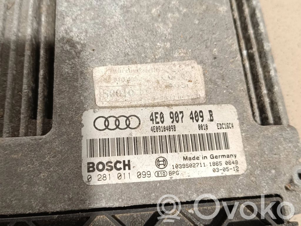 Audi A8 S8 D3 4E Engine control unit/module 