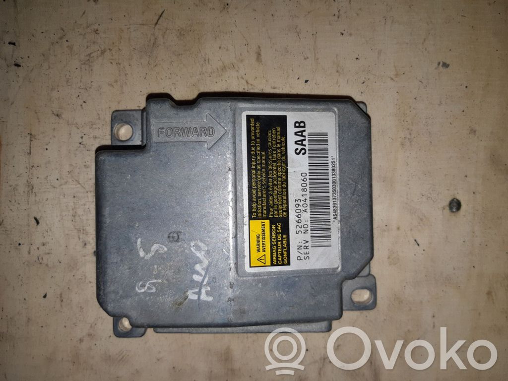 Airbag control unit/module   5266093,A0418060
