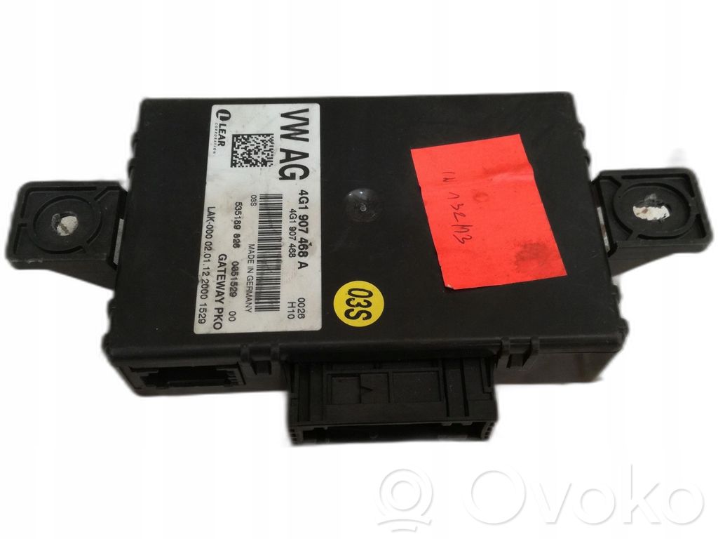 Audi A6 S6 C7 4G Módulo de control Gateway 