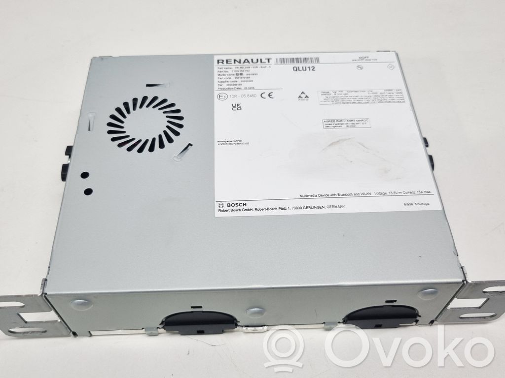 Renault Clio V Radio/CD/DVD/GPS head unit 