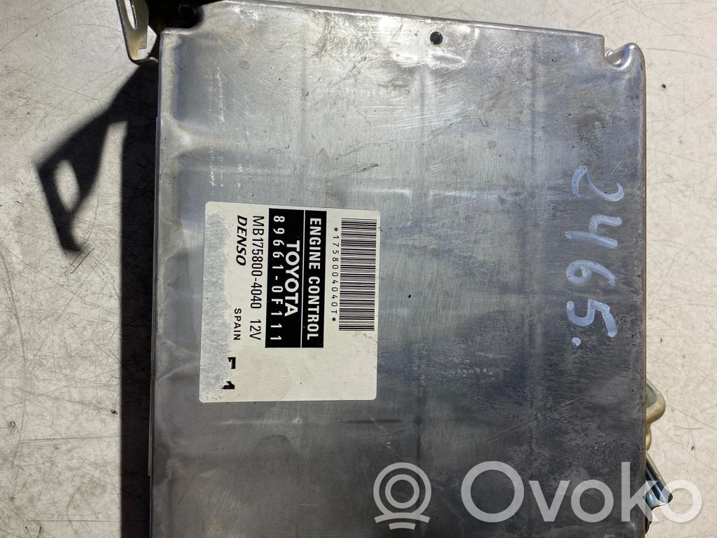 Engine control unit/module   896610F111,MB1758004040,1758004040