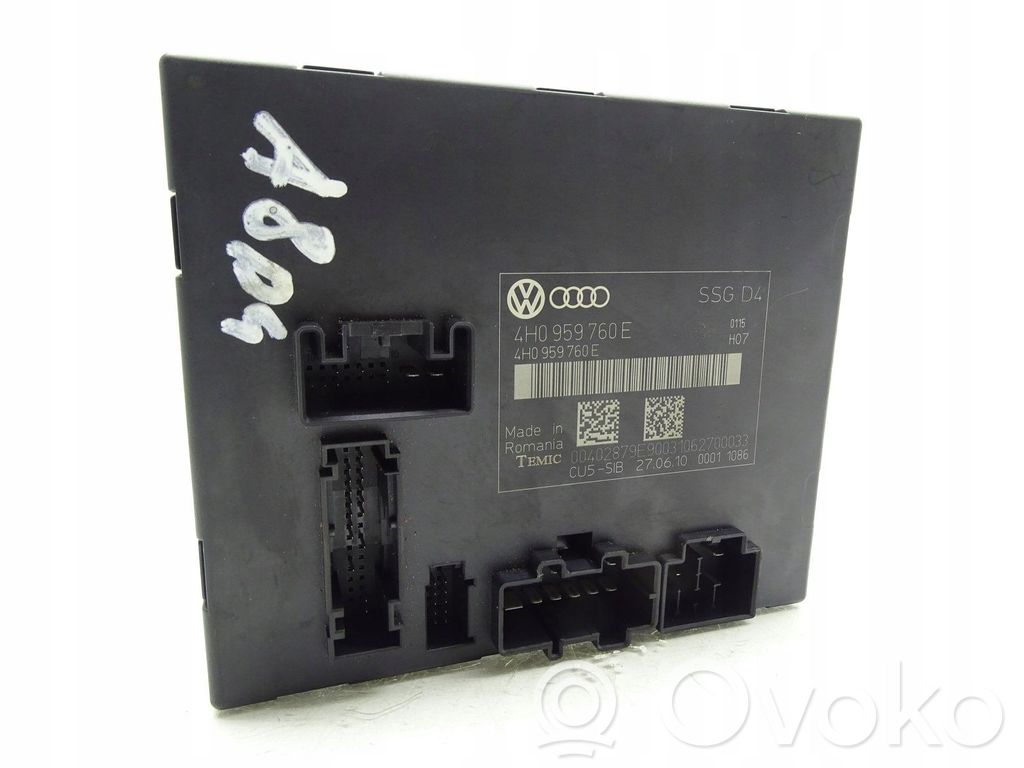 Seat control module   4H0959760E,15912169745