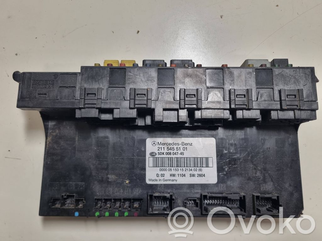 Mercedes-Benz E W211 Fuse module 