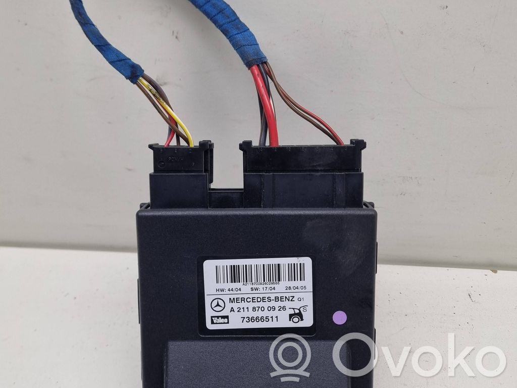 Mercedes-Benz E W211 Tailgate/trunk control unit/module 