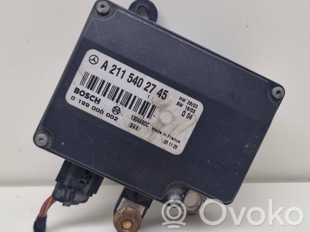 Mercedes-Benz E W211 Battery control module 