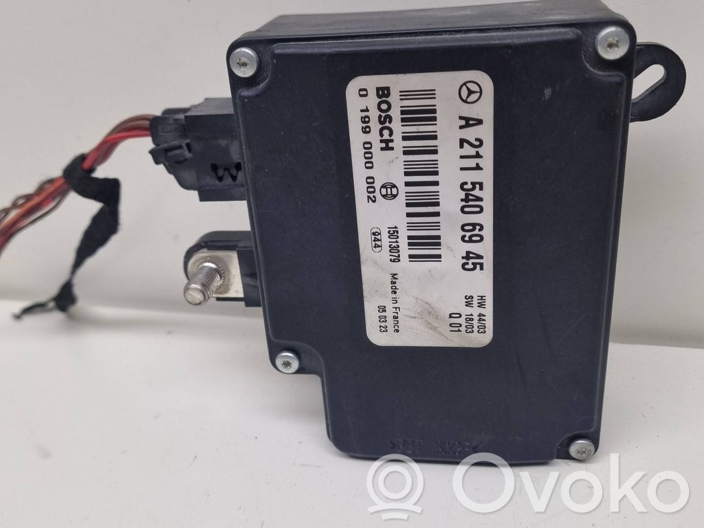 Mercedes-Benz E W211 Battery control module 